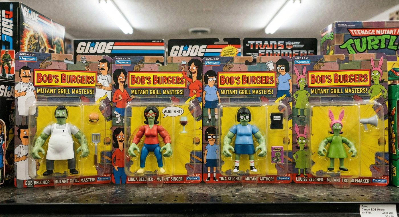 Bob's Burgers Mutant Grill Masters Playmates TMNT style