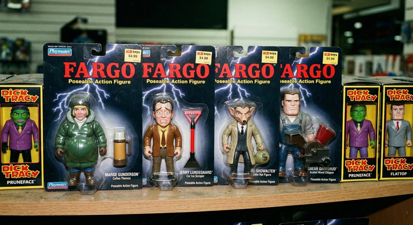 Fargo Poseable Action Figures Dick Tracy Playmates style