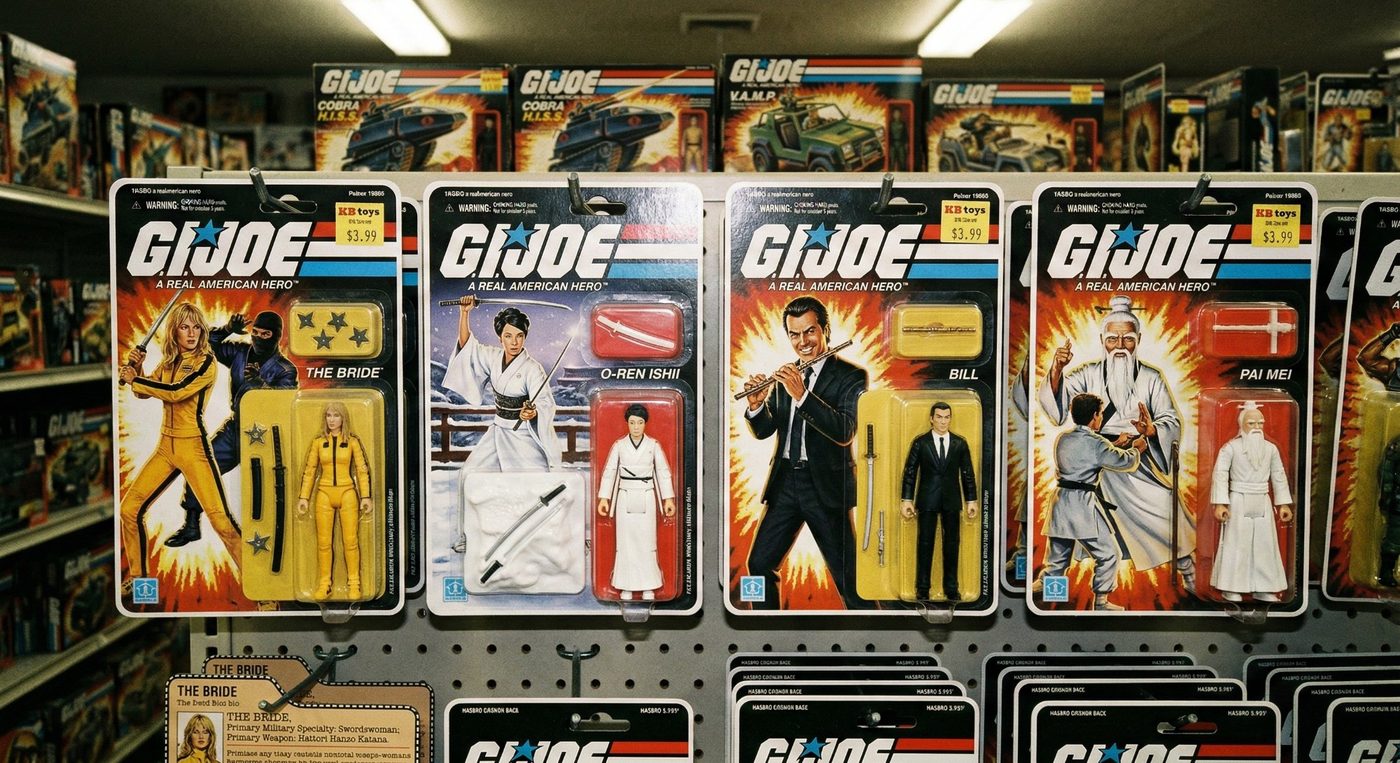 Kill Bill GI Joe A Real American Hero style