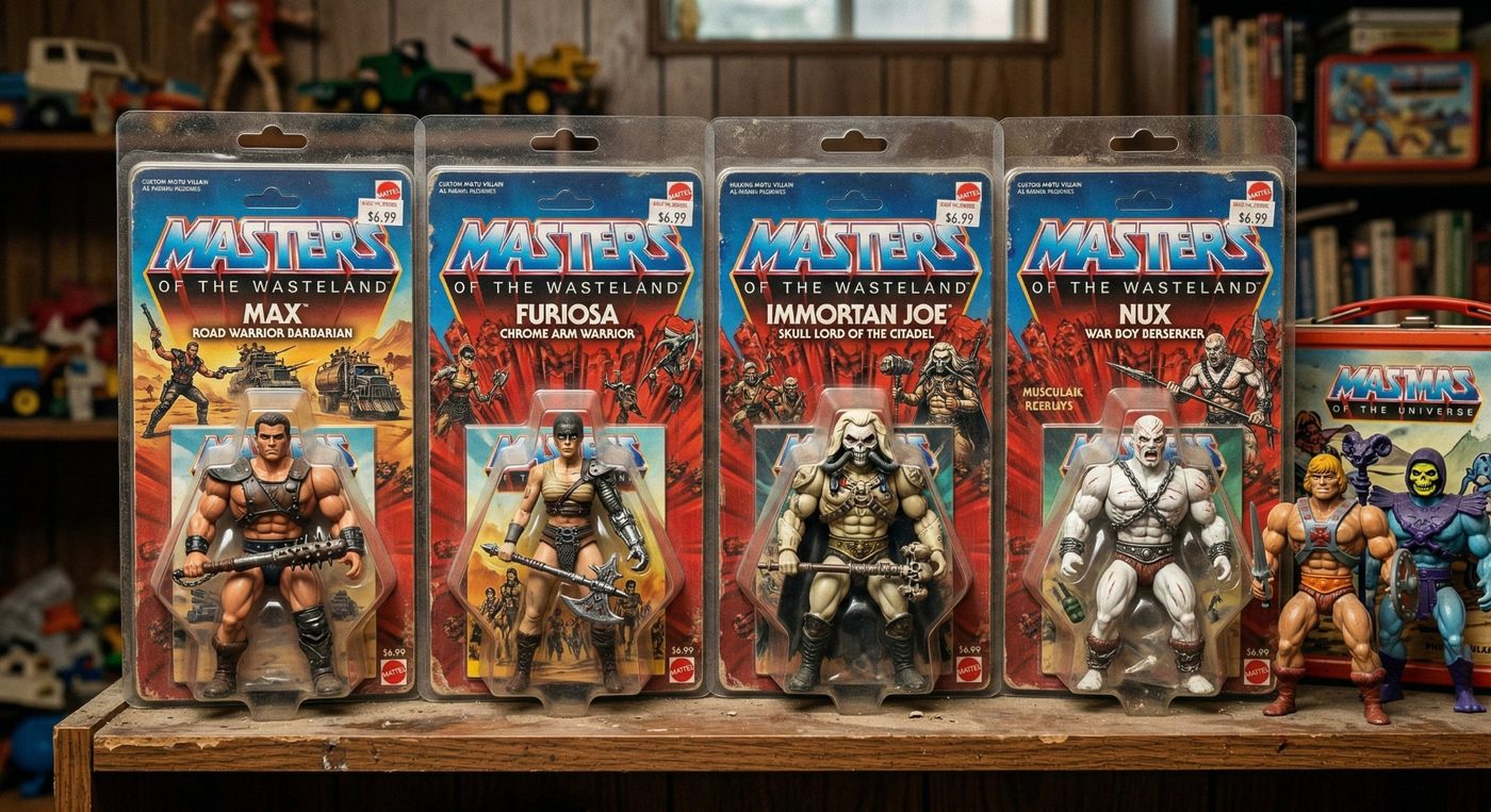 Mad Max Fury Road Masters of the Wasteland MOTU style