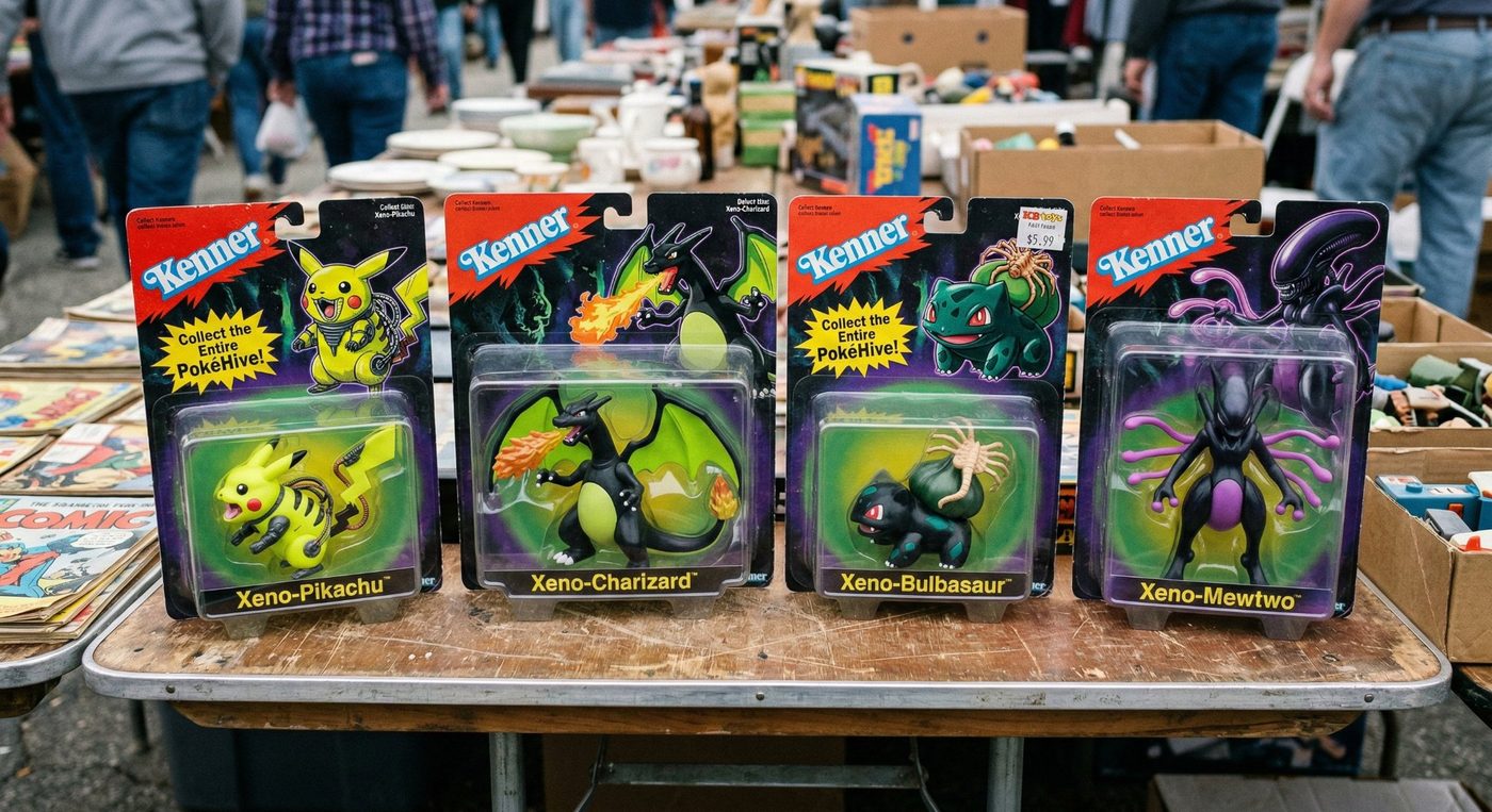 Pokemon Collect the Entire PokeHive Kenner Aliens style